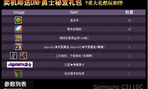 dnf三星手机礼包_dnf三星手机礼包怎么领